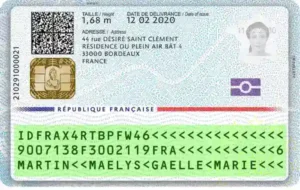 Verification of the validity of the French electronic identity card, MRZ validation