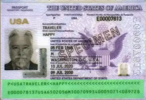 Validity check of U.S. passport, MRZ validation