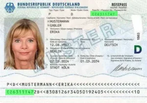 Gültigkeitsprüfung deutscher Reisepass, Dokumentennummer