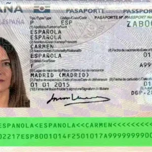 Spanish passport validity check