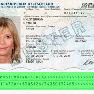 Vérifier la validité d'un passeport allemand