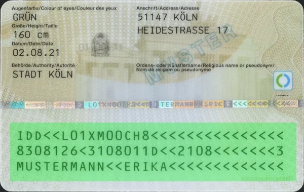 mrz carte d'identite biometrique allemande featured