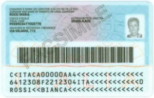Verificación validez documento de identidad electrónico italiano CIE (Carta di Identità Elettronica)