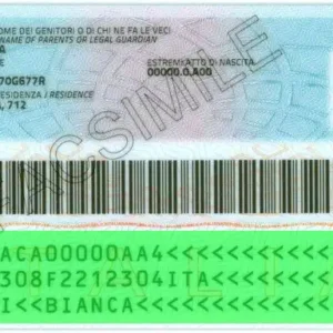 Verificación en línea de la validez del Documento Nacional de Identidad italiano CIE (Carta di Identità Elettronica)