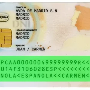 Vérification validité carte d'identité espagnole DNIe