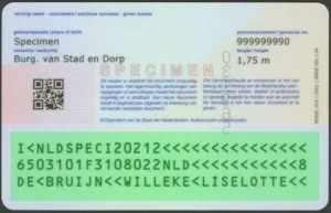 Verification of the validity of the Dutch identity card, MRZ validation