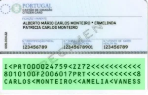 Gültigkeitsprüfung portugiesischer Personalausweis, MRZ-Validierung