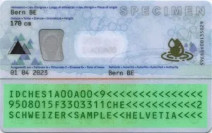 Validity check of Swiss identity card, MRZ validation