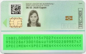 Belgian eID identity card validity check, MRZ validation