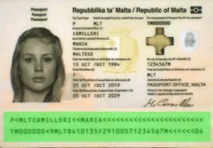 Vérification validité passeport maltais, validation MRZ