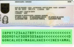 Portuguese residence permit validity check, MRZ validation