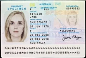 Australian Passport MRZ Tape Verification