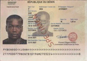 Vérification validité passeport béninois