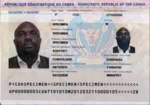 MRZ Passport Tape Verification for Congolese Passport (DRC)