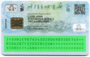 Slovenian identity card validity check, MRZ validation