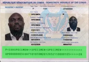 Vérification validité passeport congolais, validation MRZ