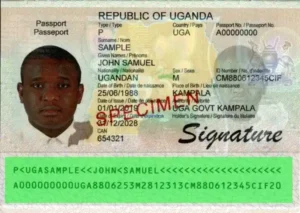 Ugandan passport validity check, MRZ validation