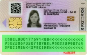 Belgian residence permit validity check, MRZ validation