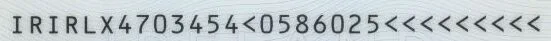 Irish residence permit validity check line 1