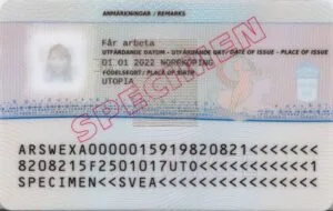 Verification of Swedish residence permit validity
