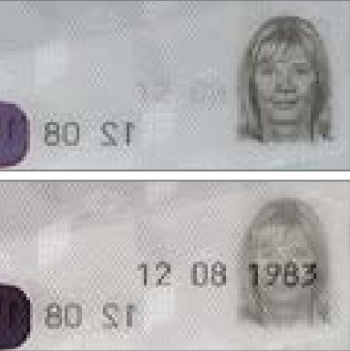 Verify a German passport, variable laser image (Ref. [2])