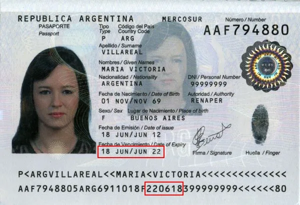 Consultar pasaporte argentino online, fecha de vencimiento Consultar pasaporte argentino online, fecha de vencimiento