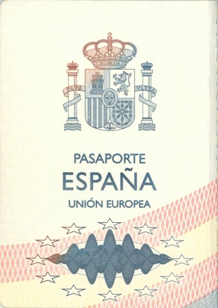 Verificar un pasaporte español, inicio del libro