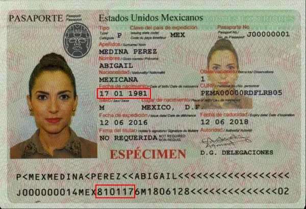 Consultar pasaporte mexicano en línea, fecha de nacimiento Consultar pasaporte mexicano en línea, fecha de nacimiento