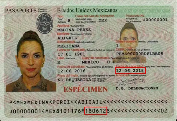 Consultar pasaporte mexicano en línea, fecha de vencimiento Consultar pasaporte mexicano en línea, fecha de vencimiento