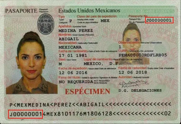 Consultar pasaporte mexicano en línea, número de documento Consultar pasaporte mexicano en línea, número de documento