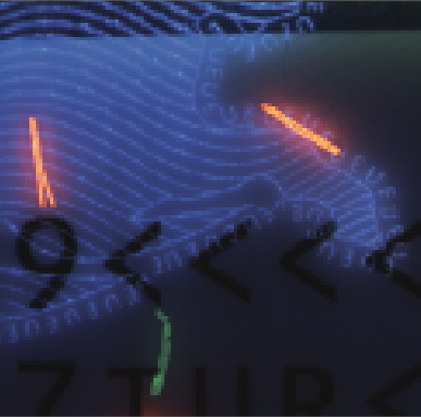 Vérifier un titre de séjour allemand, fibres fluorescentes Vérifier un titre de séjour allemand, fibres fluorescentes