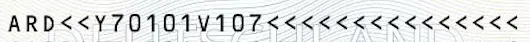 Vérifier un titre de séjour allemand, mrz ligne 1 Vérifier un titre de séjour allemand, mrz ligne 1