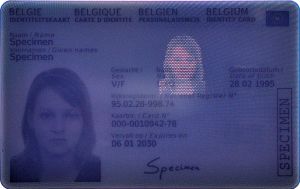 Comprobar la foto fantasma de un documento de identidad belga en línea Comprobar la foto fantasma de un documento de identidad belga en línea