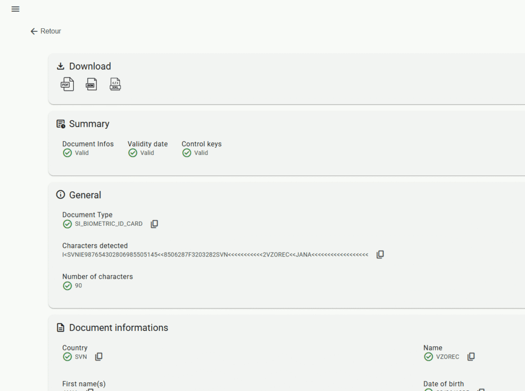 web identity application interface trustdochub.com Interfaz de la aplicación de identidad web de trustdochub.com