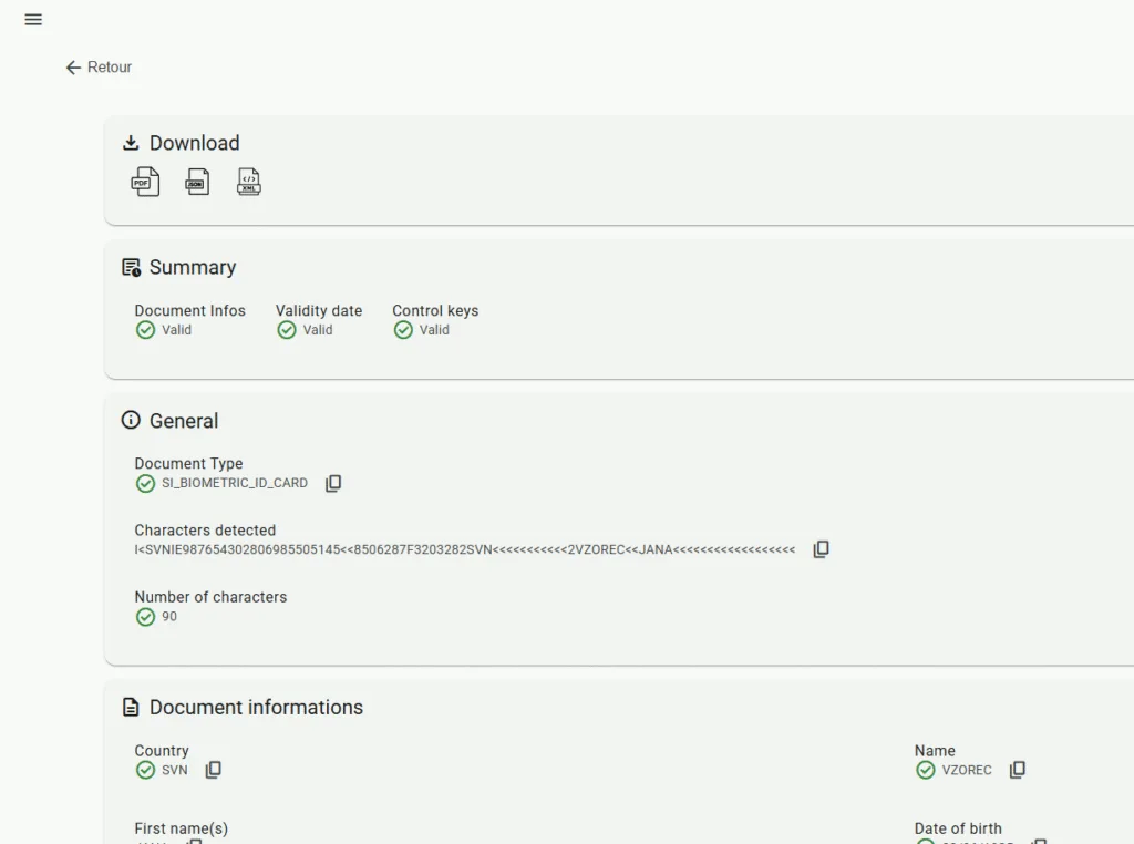web identity application interface trustdochub.com Interfaz de la aplicación de identidad web de trustdochub.com