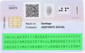 Verificación de validez cédula de identidad chilena, validación MRZ