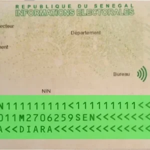 Verification of Senegalese ECOWAS Identity Card Validity