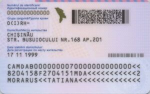 Moldovan identity card validity verification