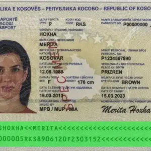 Vérification validité passeport kosovar