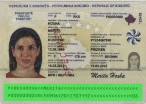 Vérification validité passeport kosovar, validation MRZ