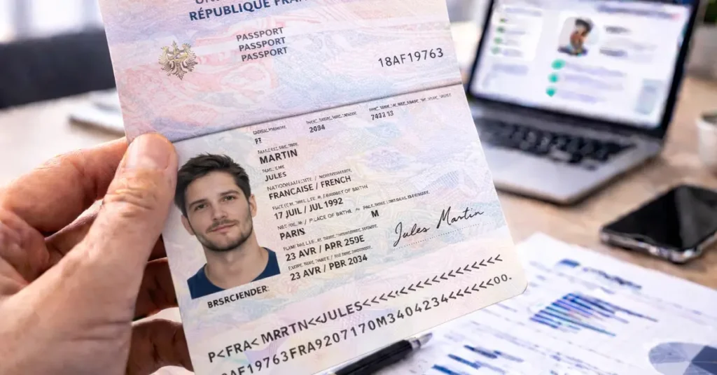 Vérifier un passeport français en ligne guide complet en 4 contrôles (MRZ, sécurité, validité)